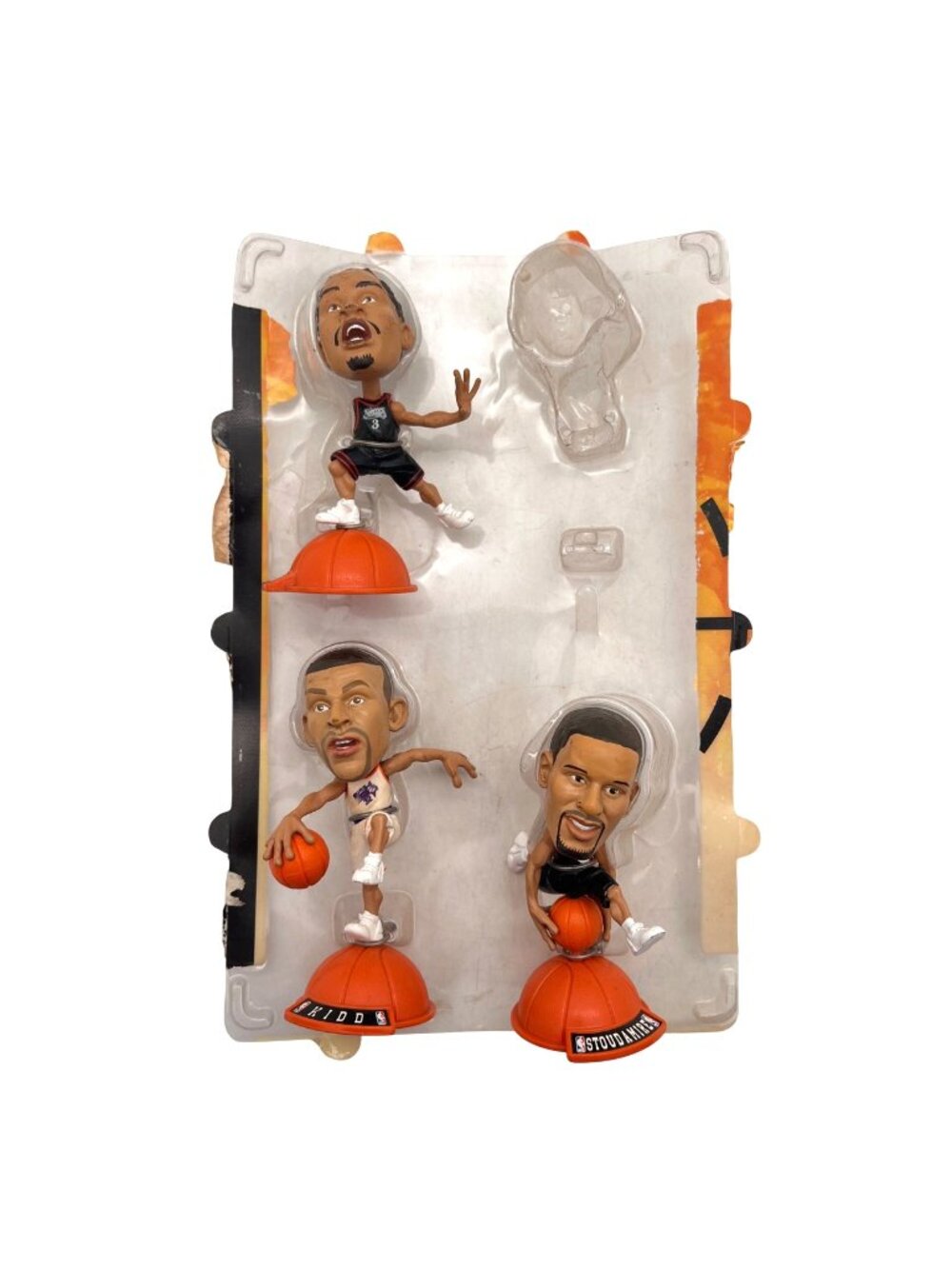 1999 NBA Jams Mattel Bobblehead Figurine Trio Iverson Kidd Stoudamire-see photos